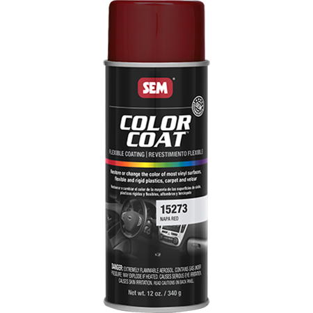 SEM Interior Color Coating Spray Paint, Napa Red  #15273