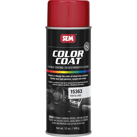 SEM Interior Color Coating Spray Paint, Portola Red #15363