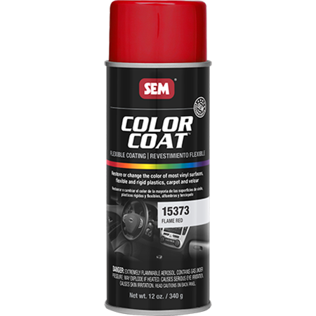 SEM Interior Color Coating Spray Paint, Flame Red #15373