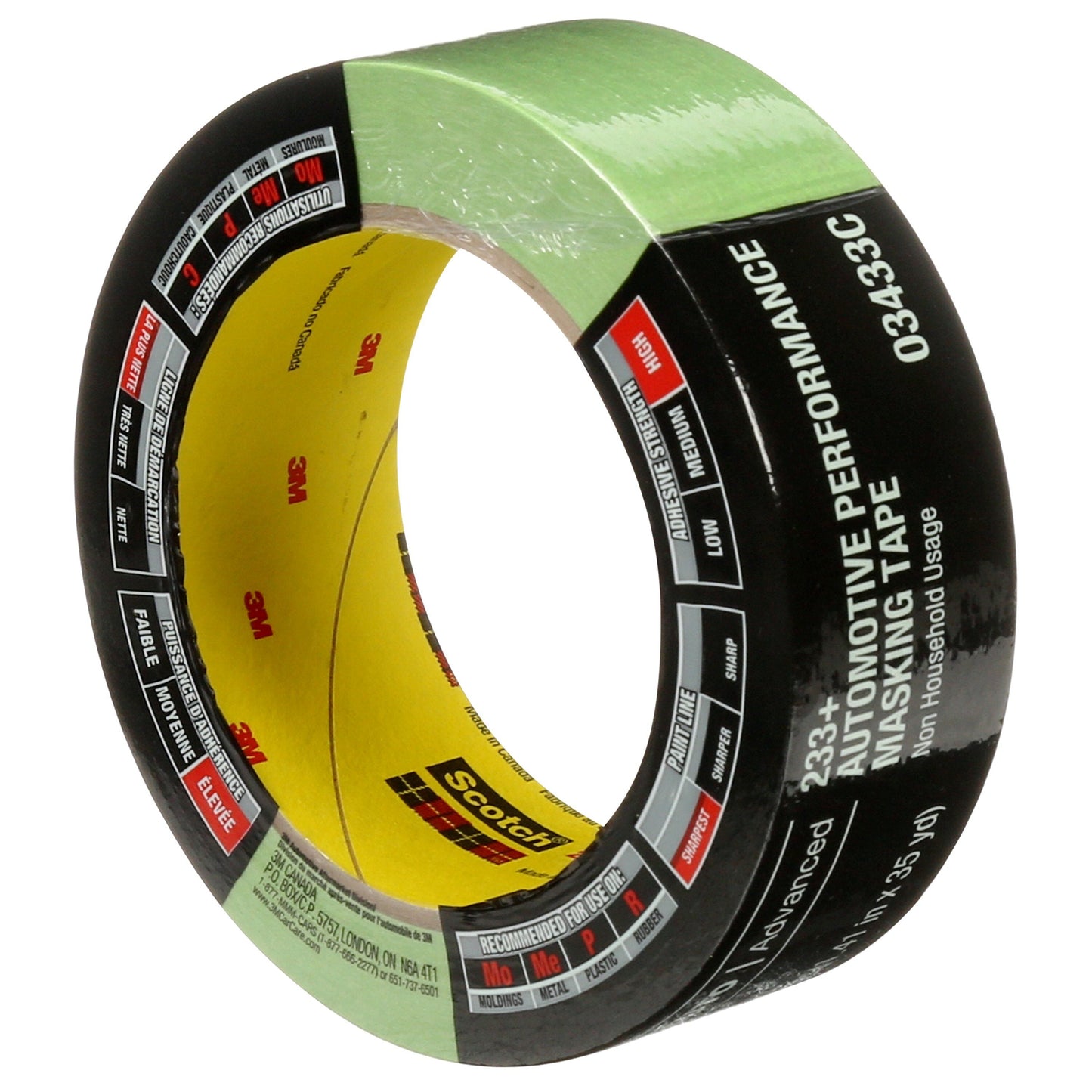 3M Scotch Performance Green Masking Tape - 3/4" x 55m