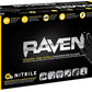 Raven Black Powder Free Nitrile Gloves - 100/Box